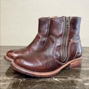 Bed Stu Eiffel Double Zip Ankle Boots